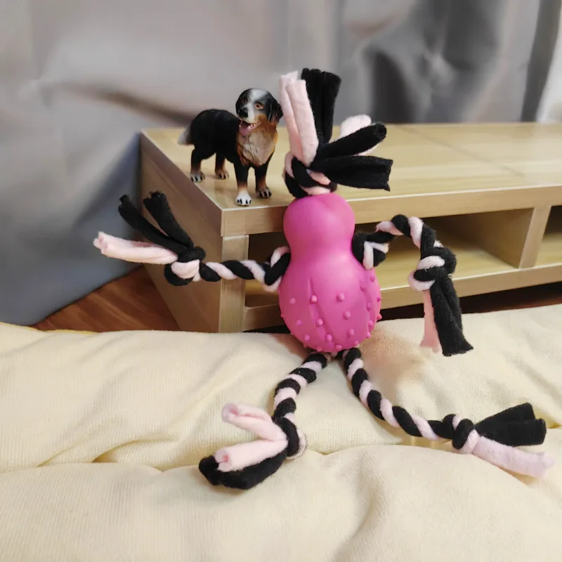 Puppy Rope Rubber Body Laruan1